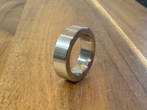 EXTSW 1.007" ID x 1 3/8" (1.365") OD x 3/16” Thick 316 Stainless Shaft Spacer