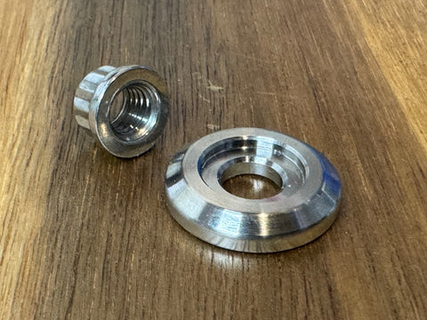 EXTSW BEVELED 5/16” ID x .938” OD x .188" Thick 316 SS, Fits 8 mm ARP Nut 400-8310