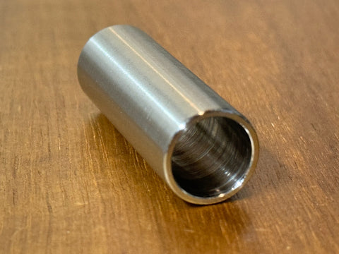EXTSW  1/2" ID x (5/8”/.615" OD) x 1 3/4” thick 316 Stainless Shaft Spacer