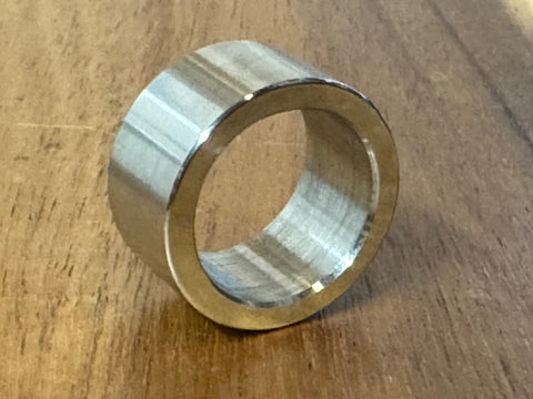 EXTSW 1.007" ID x 1 1/4" (1.240) OD x 5/8” Thick 316 Stainless Spacer