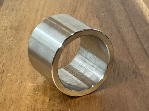 EXTSW 1.007” ID x 1 1/4" (1.240") OD x 1” Thick 316 Stainless Spacer