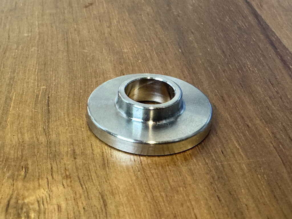 EXTSW  3/8” ID x ( 1" / .990") OD x 1/4” thick Stepped 1/2 x 1/8" 304 Stainless Washer