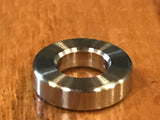 EXTSW 3/8” ID x (3/4”/ .740") x 3/16” thick 304 Stainless Spacers