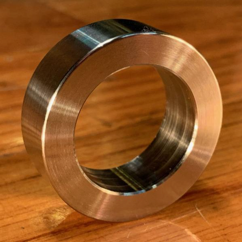 EXTSW 1.007” ID x 1 3/8" (1.365") OD x 1/2” Thick 316 Stainless Spacer