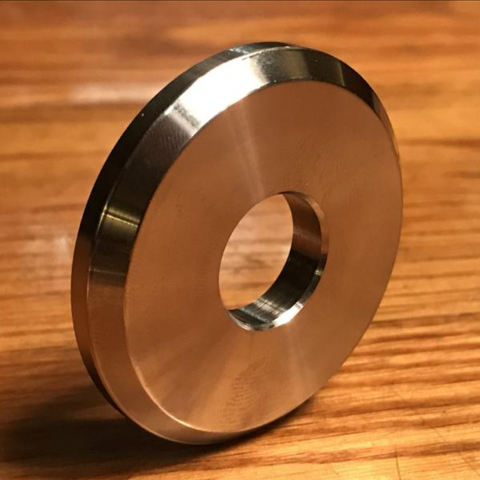 EXTSW BEVELED 3/4" / .783" ID x ( 2"/ 1.990" OD) x 1/4" Thick 316 SS Shaft Washer