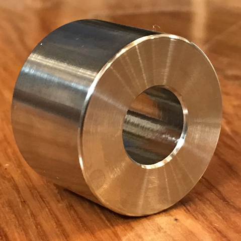 EXTSW 5/8" ID x ( 1 1/2” / 1.488") OD x 1 1/2" Thick 304 Stainless Shaft Spacer