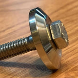 EXTSW BEVELED 5/16” ID x 1 1/4" (1.240") OD x 1/4” Thick 316 Stainless Washer