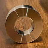 EXTSW 3/4" / .757" ID x ( 1 1/2” / 1.490") OD x 1/2" Thick 316 Stainless Shaft Spacer