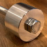 EXTSW 3/8” ID x ( 1 1/2” / 1.490") OD x 1" long 304 Stainless Steel Spacer