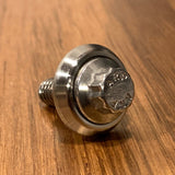EXTSW BEVELED 1/4” ID x 3/4” (.740") OD x .140/.108” Thick 316 SS, Fits #611 ARP Bolts