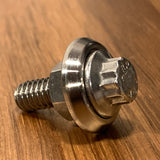 EXTSW BEVELED 1/4” ID x 3/4” (.740") OD x .140/.108” Thick 316 SS, Fits #611 ARP Bolts