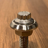 EXTSW BEVELED 1/4” ID x 3/4” (.740") OD x .140/.108” Thick 316 SS, Fits #611 ARP Bolts