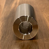 EXTSW 1/2" ID x 1" (.990") OD x 2.150” Thick 316 Stainless Shaft Spacer