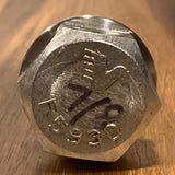 EXTSW 7/8" ID x ( 1 1/2” / 1.490") OD x 1/8" Thick 304 Stainless Washer