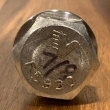 EXTSW 7/8" ID x (1 1/2” / 1.490") OD x 1/8" Thick 316 Stainless Washer