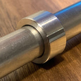 EXTSW 1/2” ID x (3/4”/.740" OD) x 3/8" thick 304 Stainless Spacer
