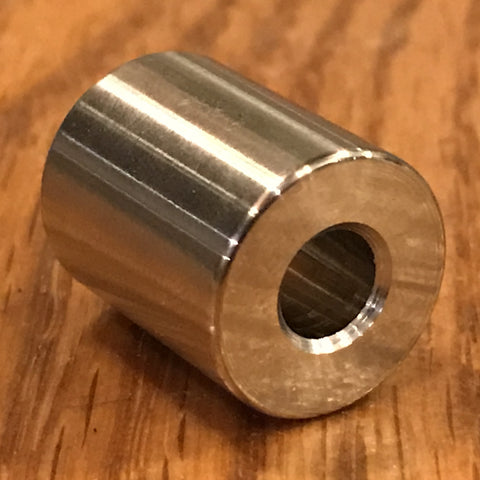 EXTSW 1/4” ID x (5/8”/.615") OD x 3/4” Thick 304 Stainless Spacer