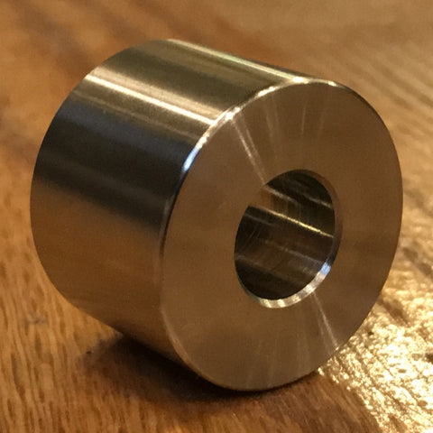 EXTSW  7/16” ID x (1 1/4”/ 1.240" OD) x 3/4" thick 316 Stainless Steel Spacer