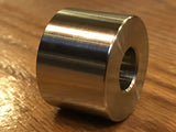 EXTSW 1/2” ID x 1 1/4” (1.240") OD x 7/8" Long 316 Stainless Steel Spacer