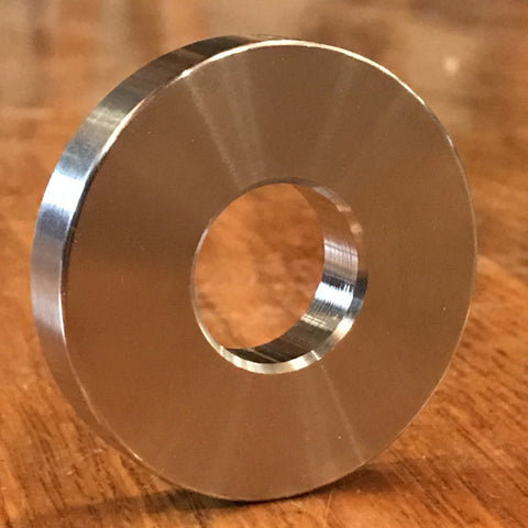 EXTSW 3/4” / .757 ID x  ( 2" / 1.990") OD x 7/16” Thick 316 Stainless Shaft Spacer
