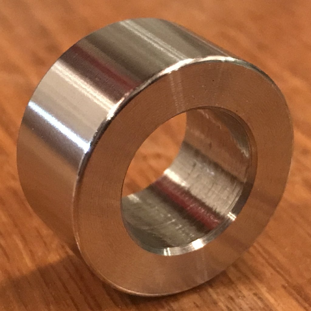 EXTSW 9/16" ID x ( 1" / .990") OD x 1/2" Thick 304 Stainless Spacer