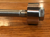 EXTSW 3/8” ID x ( 1 1/8" / 1.115") OD x 1/2” Thick 316 Stainless Spacer