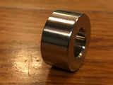 EXTSW 1/2” ID x (1" / .988") OD x 1/2” Thick 316 Stainless Spacer