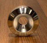 EXTSW BEVELED 3/8" ID x 1 1/4" (1.240") OD x 3/8" Thick 316 SS Countersunk Washer