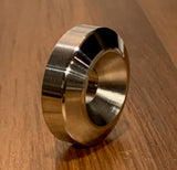 EXTSW BEVELED 3/8" ID x 1 1/4" (1.240") OD x 3/8" Thick 316 SS Countersunk Washer