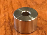EXTSW 1/4” ID x (3/4”/.740" OD) x 1/2” Thick 304 Stainless Spacer