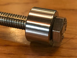 EXTSW 5/16” ID x (3/4”/.740" OD) x 1/2” Thick 316 Stainless Spacer
