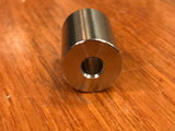 EXTSW 1/4" ID x (3/4”/.740" OD) x 1 inch Long 304 Stainless Spacer