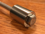 EXTSW 1/4" ID x (3/4”/.740" OD) x 1 inch Long 304 Stainless Spacer