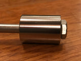 EXTSW 1/4" ID x (3/4”/.740" OD) x 1 inch Long 304 Stainless Spacer