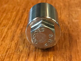 EXTSW 1/4" ID x 1/2” (.490") x 7/8" Long 316 Stainless Spacer
