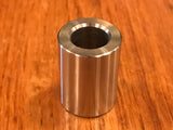 EXTSW  7/16" ID x (3/4”/.740" OD) x 1" thick 304 Stainless Spacer