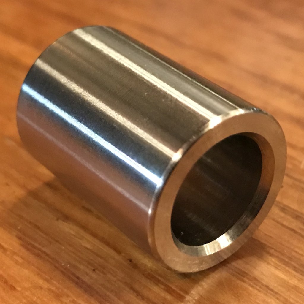 EXTSW 1/2" ID x (3/4” / .740") OD x 1" Thick 304 Stainless Spacer