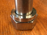 EXTSW  1.007” ID x 1 1/2” (1.490") OD x 1/4” Thick 316 Stainless Shaft Spacer