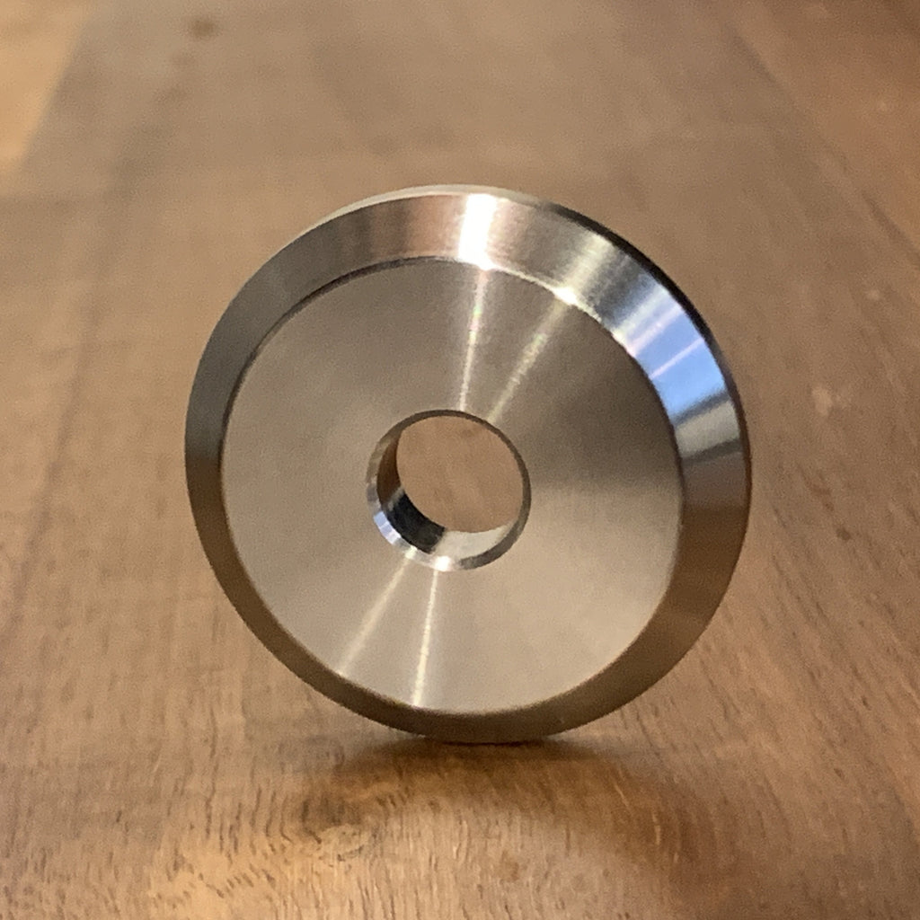 EXTSW BEVELED 7/16" ID x 1 1/2” (1.490") OD x 1/4" Thick 316 Stainless Washer