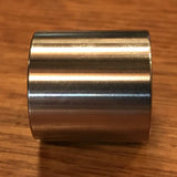 EXTSW 9/16” ID x (1" .990") OD x 1" long 316 Stainless Spacer