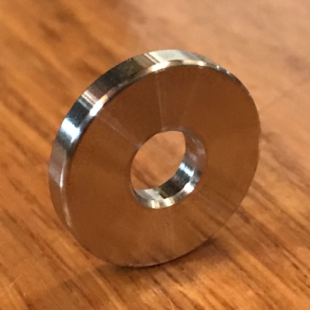 EXTSW 1/4” ID x 5/8” (.615") OD x 1/8” Thick 316 Stainless Washer