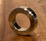 (250 pc) Custom EXTSW .937" ID x ( 1 1/2” / 1.490") OD x 3/8" thick 304 stainless spacers