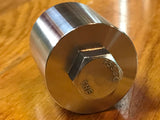 EXTSW  5/8" ID x ( 2" / 1.990") OD x 2" Thick 304 Stainless Spacer