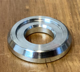 EXTSW BEVELED 3/8” ID x 7/8” (.865") OD x .158/.125” Thick 316 SS, Fits #613 ARP Bolts