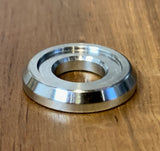 EXTSW BEVELED 3/8” ID x 1" (.990") OD x .158/.125” Thick 316 SS, Fits #613 ARP Bolts