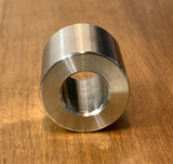EXTSW 1/2” ID x (1" / .988") OD x 7/8” Thick 316 Stainless Spacer