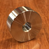 EXTSW 3/8-16 tapped / threaded ID x ( 1 1/4" / 1.240") OD x 1/2" Thick 316 SS Boss