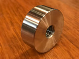 EXTSW 3/8-16 tapped / threaded ID x ( 1 1/4" / 1.240") OD x 1/2" Thick 316 SS Boss
