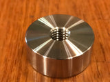 EXTSW 3/8-16 tapped / threaded ID x ( 1 1/4" / 1.240") OD x 1/2" Thick 316 SS Boss