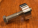 EXTSW 3/8-16 tapped / threaded ID x ( 1 1/4" / 1.240") OD x 1/2" Thick 316 SS Boss